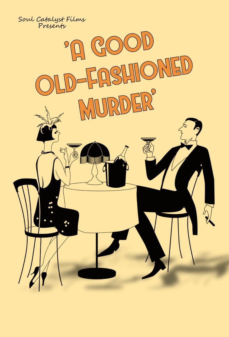 Custom indie film poster design for A Good Old-Fashioned Murder